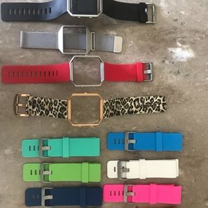 Fitbit Blaze Hr with tons of accessories